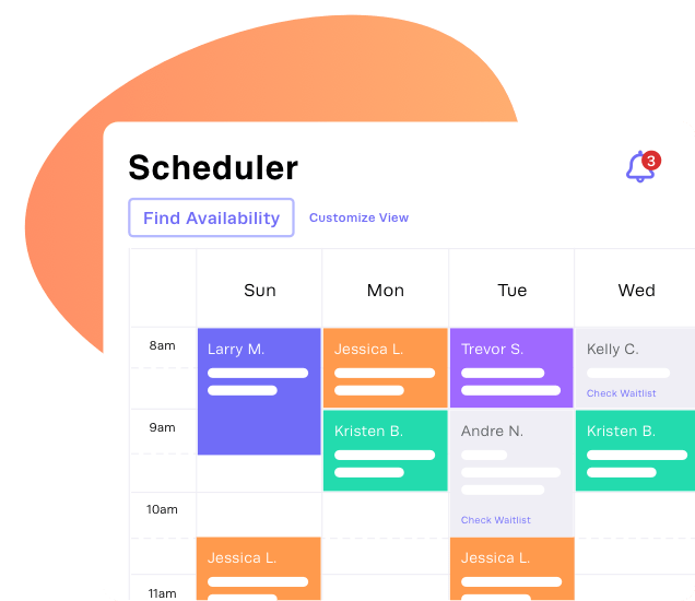 Sample scheduler