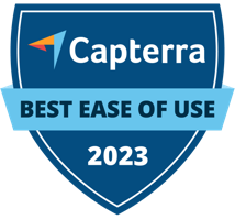 Capterra Best Ease of Use 2023 badge